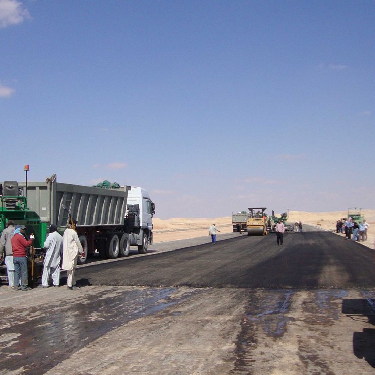 إنشاء مهبط الطيران قطاع القحمة