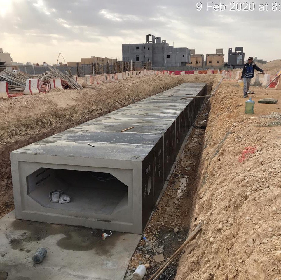 إنشاء مجمع حرس الحدود بقطاع البتراء